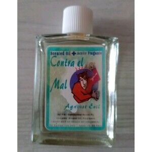 Contra el Mal Scented Oil Against Evil 1 Fl. Oz. Protection Ward Off Negativity